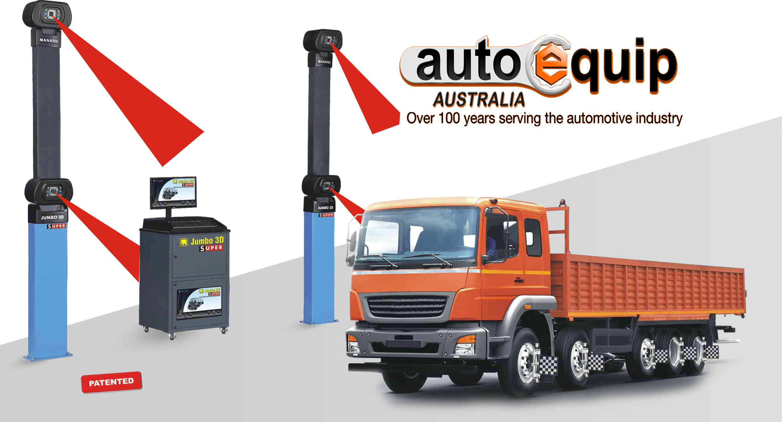 Wheel Alignment TRUCK AND BUS WHEEL ALIGNER 3D AEWAJUMBO 3D