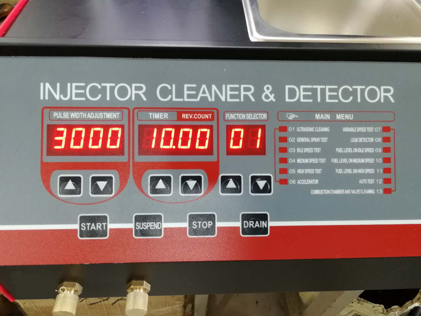 INJECTOR CLEANERS AND TESTERS MOTORCYCLE AND OUTBOARD INJECTOR
