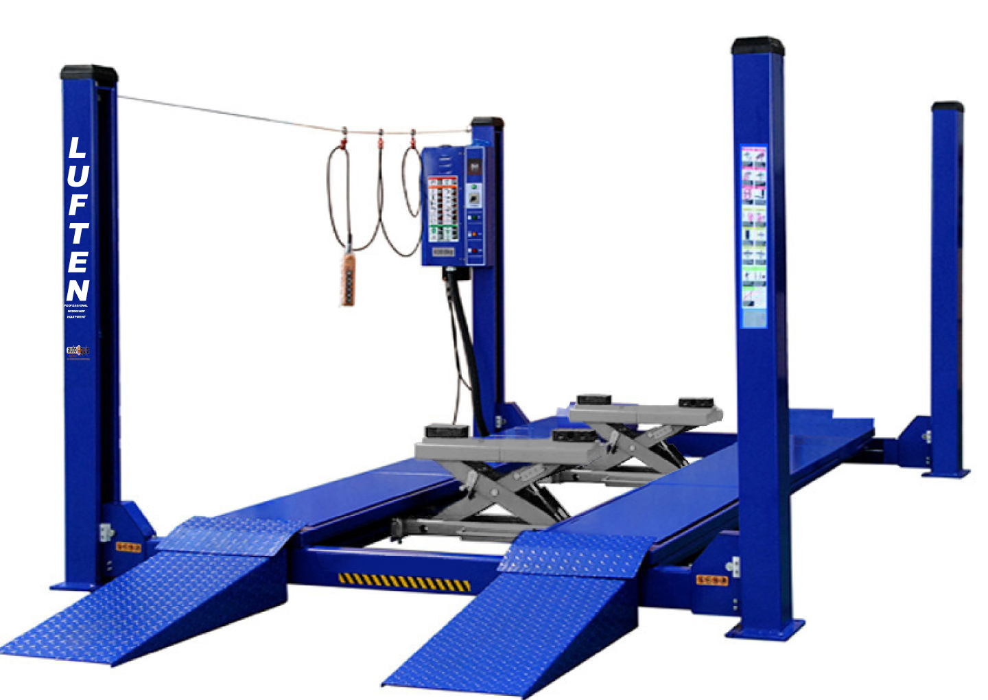 Lifts and Hoists WHEEL ALIGNER LIFT 4 POST 4 TONNE WITH JACKING