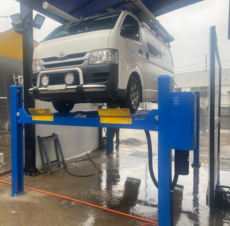 Lifts and Hoists 4 POST 6 TONNE CARAVAN AND RV WHEEL ALIGNER 6000mm